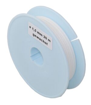GLEISTEIN Rigging twine, waxed, braided 1.5mm white 20m