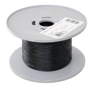 GLEISTEIN Rigging twine, waxed, braided 1mm black 500m