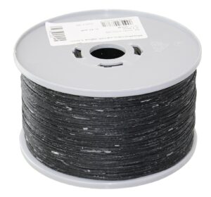 GLEISTEIN Rigging twine, waxed, braided 1.5mm black 500m