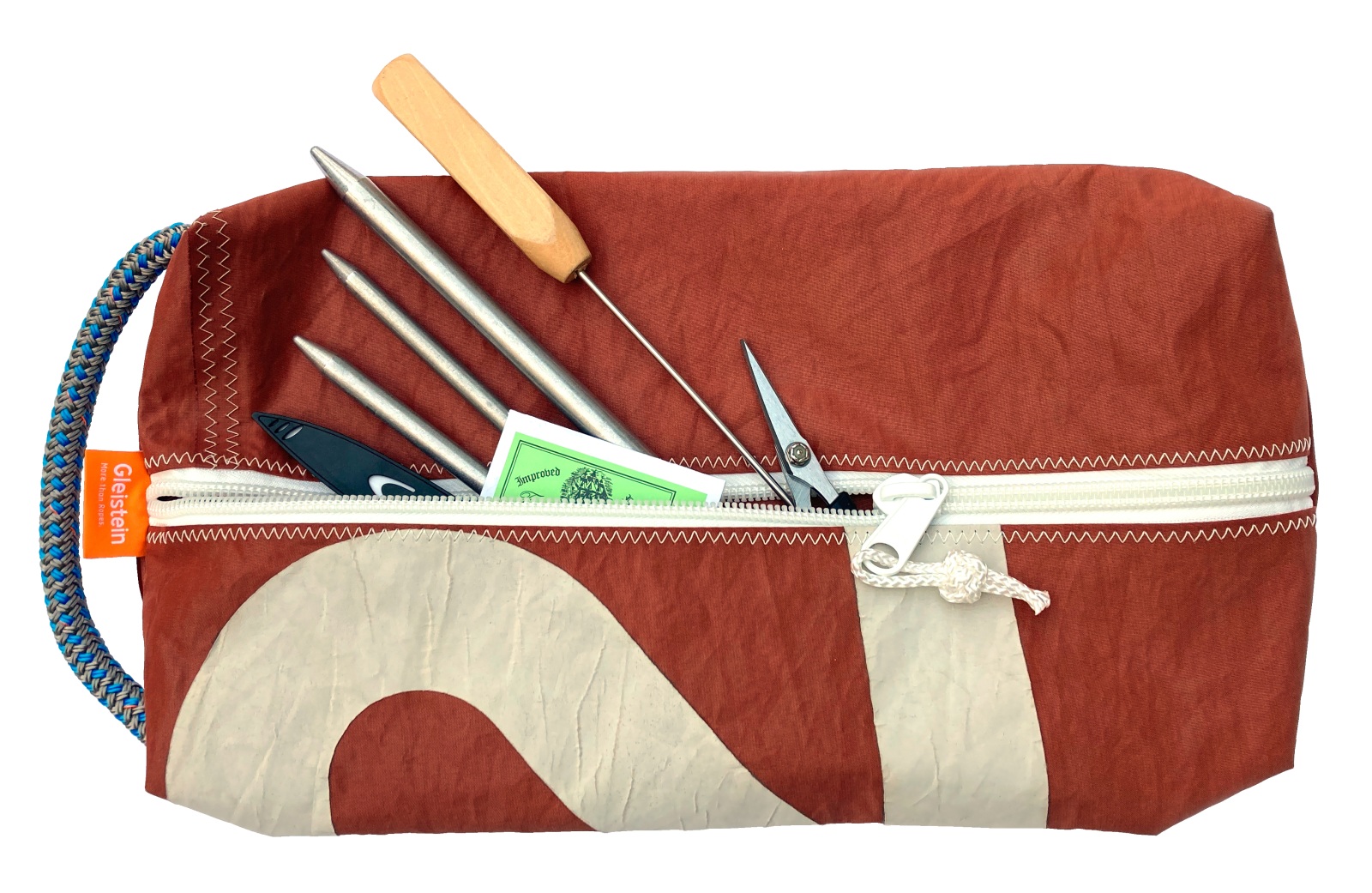 GLEISTEIN splicer bag made from used sailcloth, 420mm 1 GLEISTEIN splicer bag made from used sailcloth, 420mm