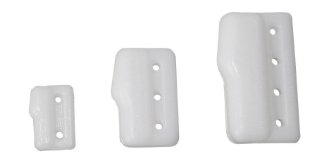 Plastic rope clamp for 1-4mm rope, 10 pieces. 1 Plastic rope clamp for 1-4mm rope, 10 pieces.