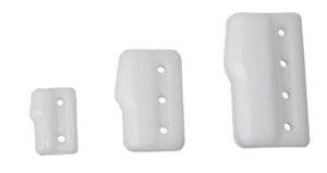 Plastic rope clamp for 2-5mm rope, 10 pieces.
