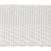 Webbing, heavy twill weave PES 12mm white 100m 2 gw1125