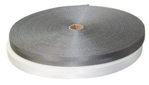 PES webbing 48-51mm orange with 4 stripes 100m