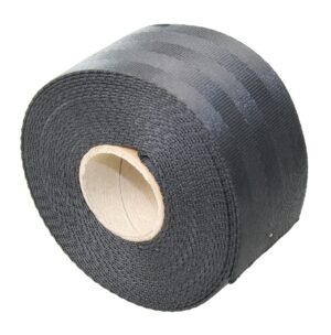 Webbing, heavy plain weave PES 40mm white 5m