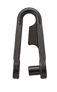 ALLEN mast slider shackle for screwing, nylon, 62mm, black