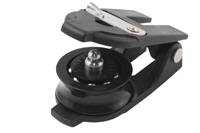 ALLEN Snatchblock, ball joint, 40mm diameter, rope 6-10mm, with locking mechanism