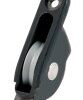 ALLEN roller box, sliding, narrow, aluminum, 25mm, rope 5mm, POM roller 2 ha15