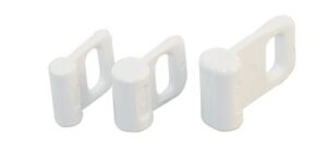 ALLEN Mast Sliders with Round Profile Nylon 9mm White 10pcs.