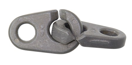 ALLEN Brummel hooks, aluminum, 50mm, for 10mm rope, 2 pcs. SB pack 1 ALLEN Brummel hooks, aluminum, 50mm, for 10mm rope, 2 pcs. SB pack