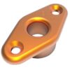 ALLEN deck fitting with flange aluminum eye 9mm orange 2 ha18039ora
