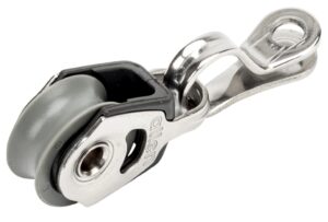 ALLEN single block, sliding, 20mm, rope 6mm, P-clip