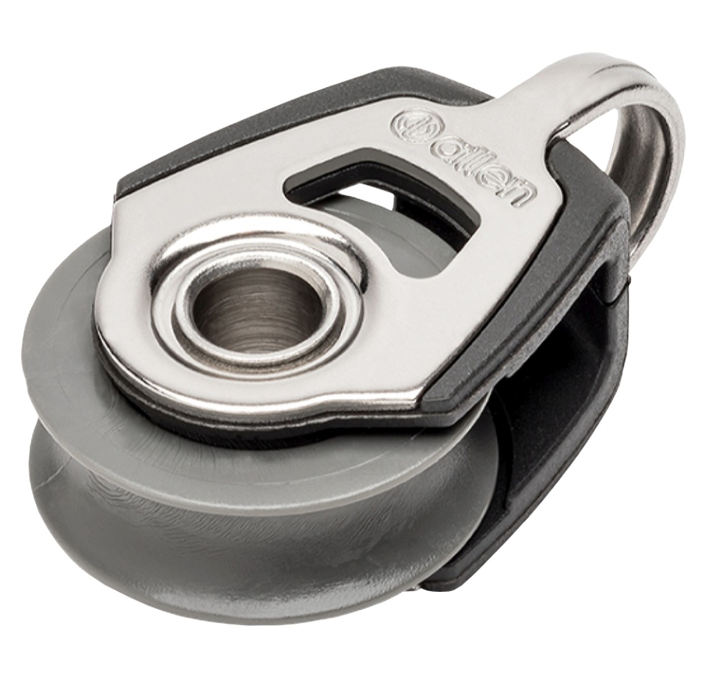 ALLEN single block sliding 20mm, rope 6mm, head restraint 1 ALLEN single block sliding 20mm, rope 6mm, head restraint