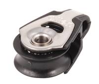 ALLEN single block, ball bearing, 20mm, rope 6mm, headband with plastic