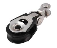 ALLEN single block, spherical, 20mm, rope 6mm, fork