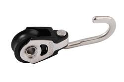 ALLEN single block, spherical, 20mm, rope 6mm, hook