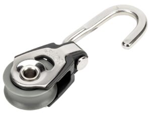 ALLEN single block sliding 20mm, rope 6mm, hook