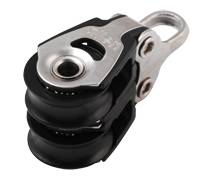 ALLEN double block, spherical, 20mm, rope 6mm, head restraint