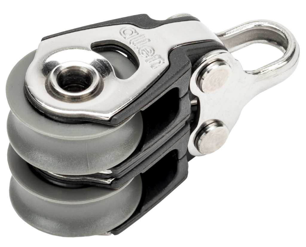 ALLEN double block sliding 20mm, rope 6mm, head restraint 1 ALLEN double block sliding 20mm, rope 6mm, head restraint