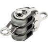 ALLEN triple block, sliding, 20mm, rope 6mm, eye, U-bolt