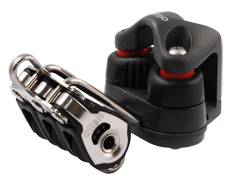 ALLEN triple block, sliding, 20mm, rope 6mm, eye, U-bolt, clamp