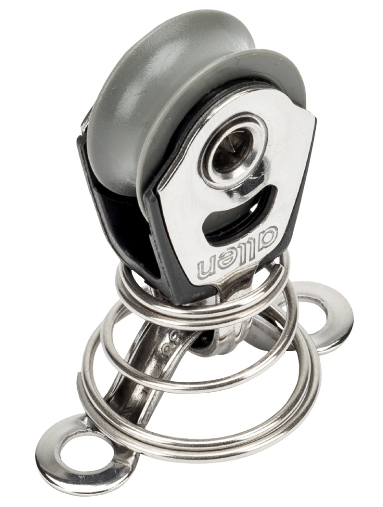 ALLEN single standing block, sliding, 30mm, rope 8mm 1 ALLEN single standing block, sliding, 30mm, rope 8mm
