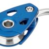 ALLEN single block XHL spherical 30mm, rope 8mm, with round head bent, blue 2 ha2031xhl b