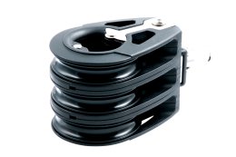 ALLEN triple block, ball-bearing, 50mm, rope 10mm, reversible shackle 1 ALLEN triple block, ball-bearing, 50mm, rope 10mm, reversible shackle