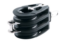 ALLEN triple block, ball-bearing, 60mm, rope 10mm, swivel shackle, U-bolt 1 ALLEN triple block, ball-bearing, 60mm, rope 10mm, swivel shackle, U-bolt