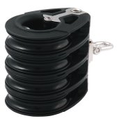 ALLEN quadruple block, spherical, 60mm, rope 10mm, swivel shackle 1 ALLEN quadruple block, spherical, 60mm, rope 10mm, swivel shackle