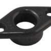 ALLEN Deck fitting with flange nylon eye 12mm black 10pcs.