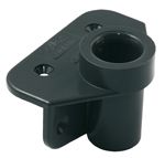 ALLEN Rudder fork base for edge mounting, nylon for 19mm pin, anthracite