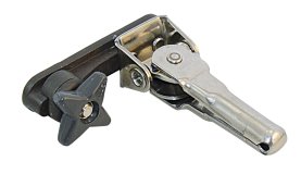 ALLEN Lümmelbeschlag with slider A4/Alu profile 16x4mm