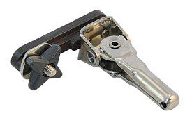 ALLEN Lümmelbeschlag with slider A4/Alu profile 16x6mm