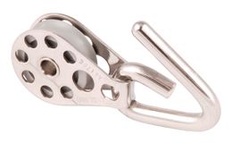 ALLEN single block sliding 25mm, rope 8mm, hook/POM pulley