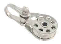 ALLEN single block, spherical, 25mm, wire rope 2-7mm, shackle