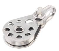 ALLEN single block, spherical, 25mm, wire rope 2-5mm, shackle