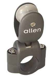 ALLEN reefing line block, sliding, 27mm, rope 14mm, for railing 25mm