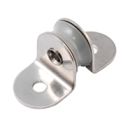ALLEN Single-deck swivel caster, 16mm diameter, 5mm rope, POM pulley
