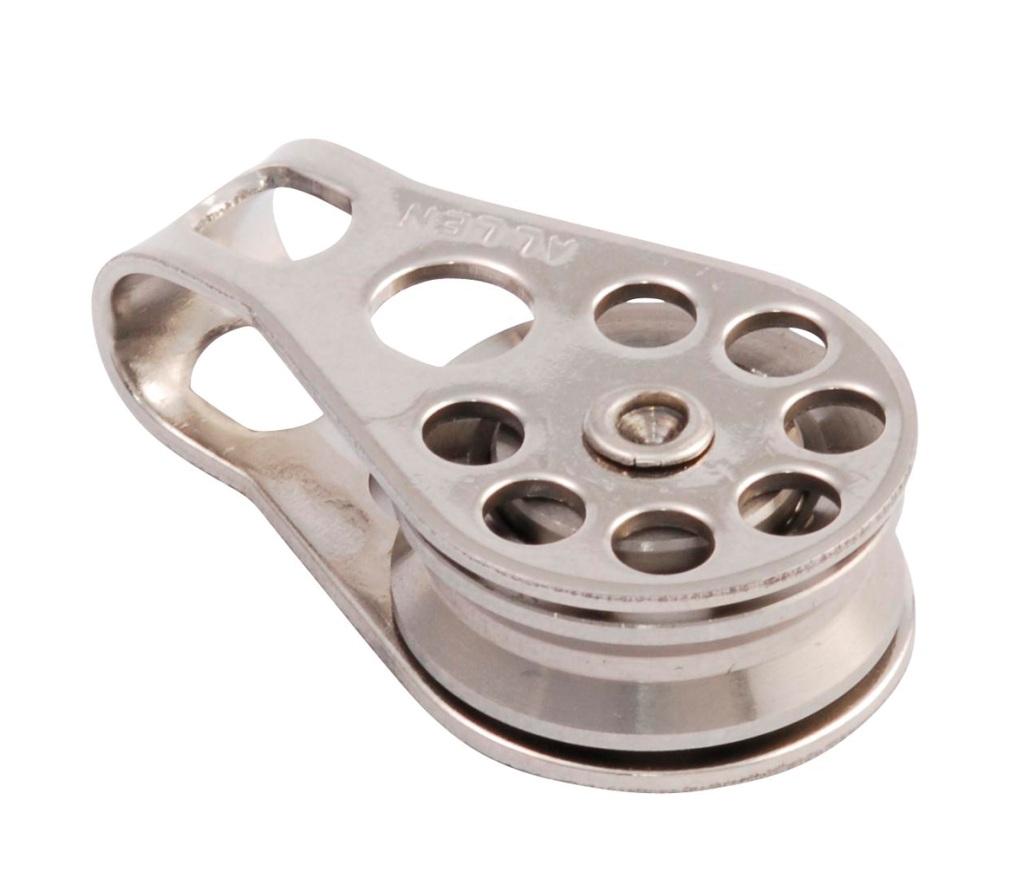 ALLEN single block, spherical, 16mm, wire rope 2-4mm, head clip 1 ALLEN single block, spherical, 16mm, wire rope 2-4mm, head clip