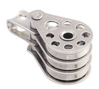 ALLEN triple block, spherical, 25mm, wire rope 2-5mm, eye