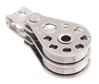 ALLEN double block, spherical, 25mm, wire rope 2-5mm, head clip