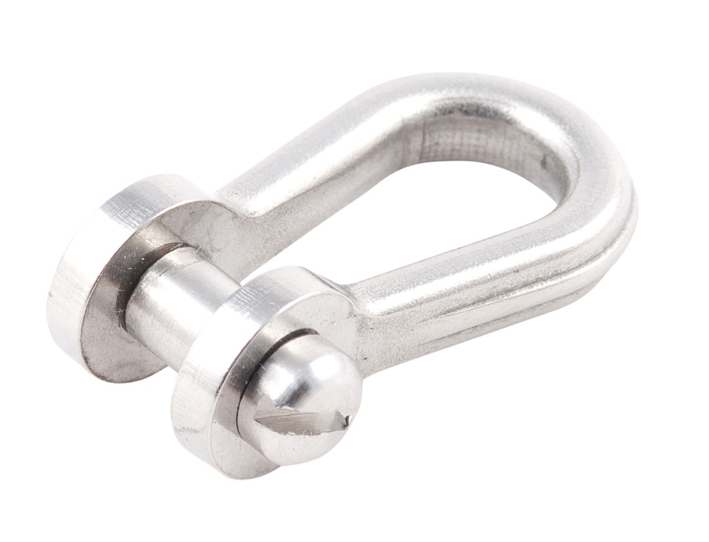 ALLEN flat shackles, rounded, with slotted screw, A4 pin 5mm, narrow 1 ALLEN flat shackles, rounded, with slotted screw, A4 pin 5mm, narrow