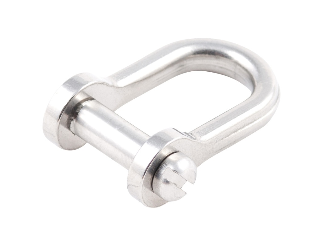 ALLEN flat shackles, rounded, with slotted screw, A4 pin 4mm 1 ALLEN flat shackles, rounded, with slotted screw, A4 pin 4mm