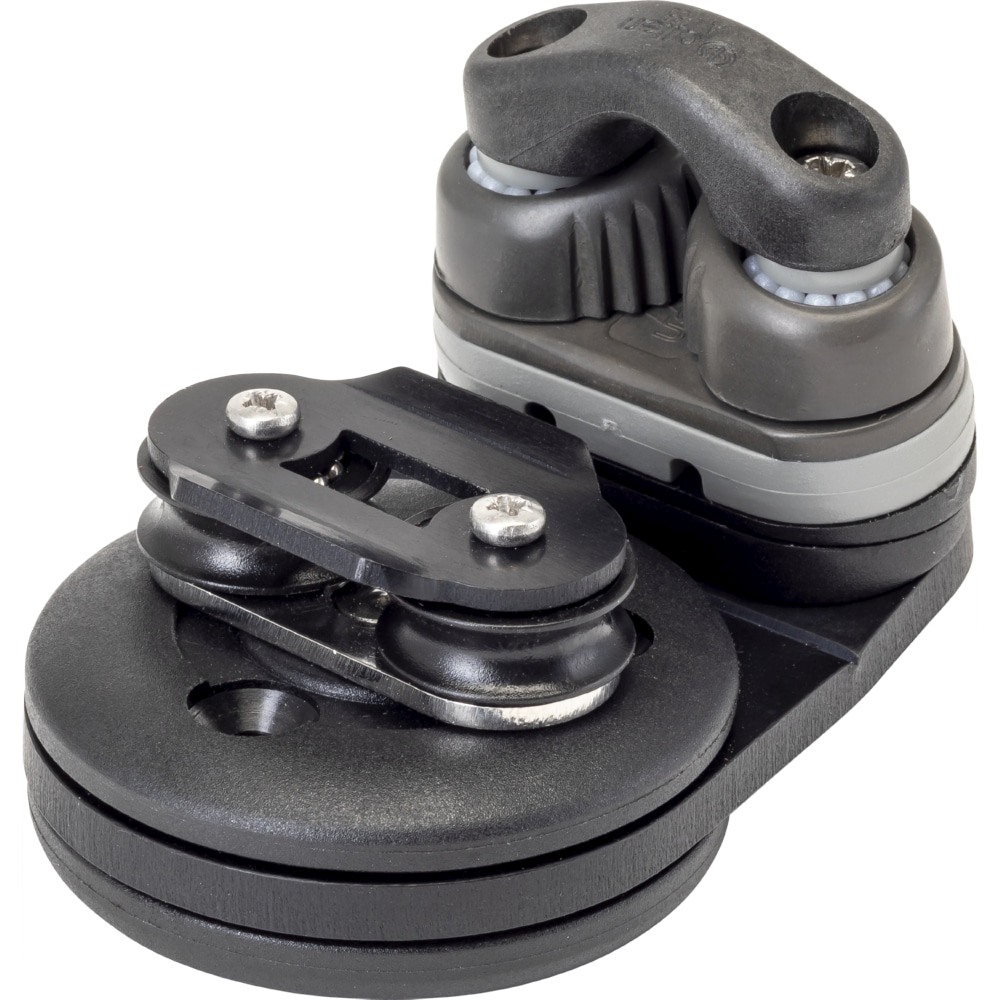 ALLEN sheet cleat, rotatable 360°, for 6mm rope, black 1 ALLEN sheet cleat, rotatable 360°, for 6mm rope, black