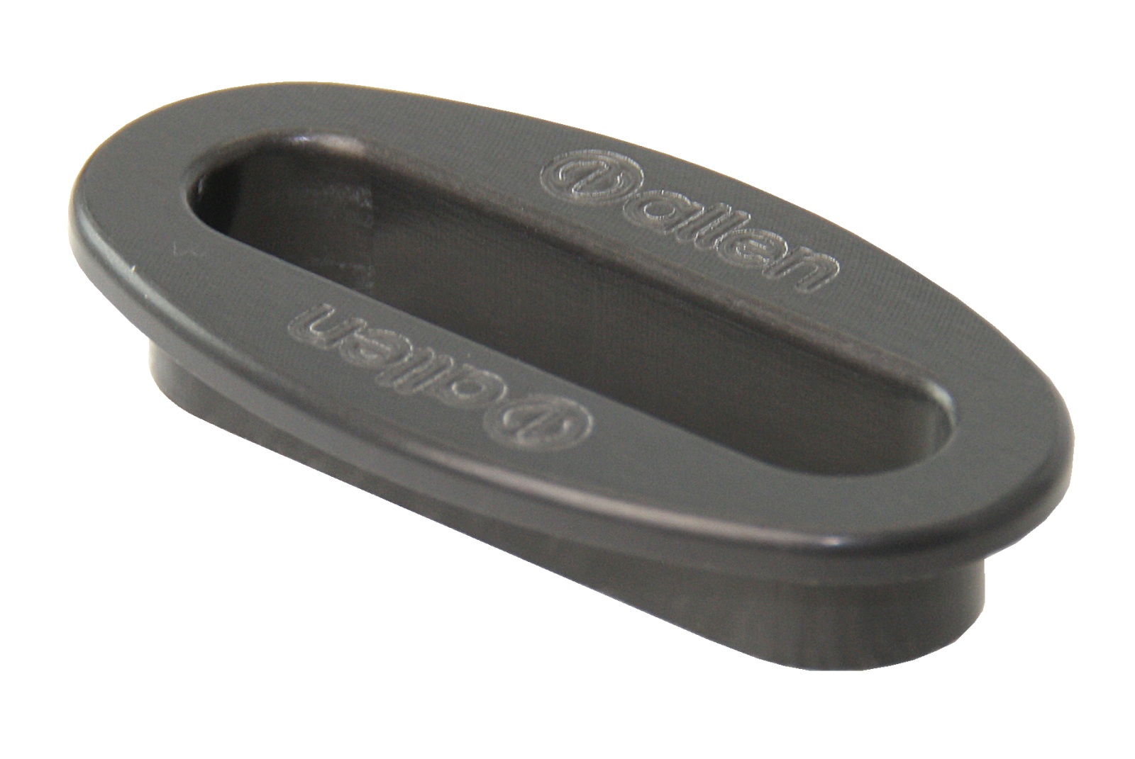 ALLEN deck fitting, oval aluminum eye 34x8mm black 1 ALLEN deck fitting, oval aluminum eye 34x8mm black