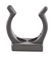 ALLEN Nylon retaining clip for 32mm pipe, anthracite, 2 pcs. SB pack 1 ALLEN Nylon retaining clip for 32mm pipe, anthracite, 2 pcs. SB pack