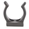 ALLEN Nylon retaining clip for 19mm pipe, anthracite, 10 pcs.
