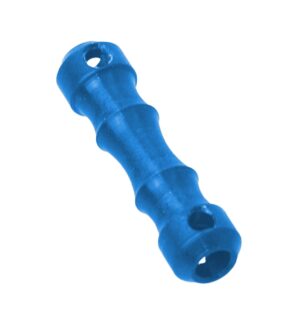 ALLEN rope bone aluminum 6mm, for rope 2-4mm, blue