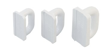 ALLEN mast sliders, flat nylon 16mm white 10pcs. 1 ALLEN mast sliders, flat nylon 16mm white 10pcs.